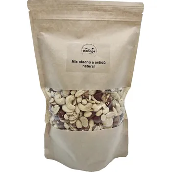 NONAGE Mix ořechů a arašídů natural nesolených 750&nbsp;g