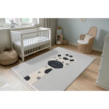 Koberec Dětský koberec Fano 392 giraffe - Kruh 133 cm průměr - doprava zdarma