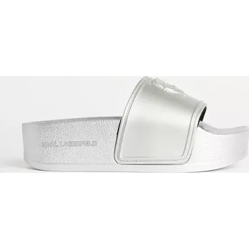 Dámské pantofle Pantofle Karl Lagerfeld KONDO MAXI dámské, stříbrná barva, na platformě, KL80819M KL80819M.VSL SLV, EUR 36
