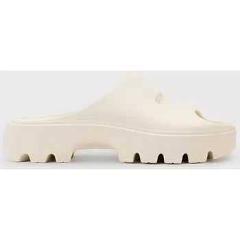 Dámské pantofle Pantofle AllSaints Eclipse Slider dámské, béžová barva, na platformě, W033FC W033FC.CHW 01X, EUR 40