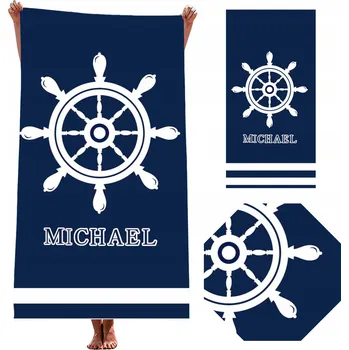 Plážová osuška Łóżkoholicy 180 cm mikrovlákno