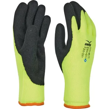 Pracovní oblečení Pracovní rukavice Payper COLDGRIP Barva: Žlutá Fluo/ Černá, Velikost: 7