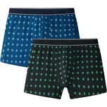 2PACK pánské boxerky - Wolf L2584, černá / tmavě modrá Barva: Mix barev, Velikost: XL