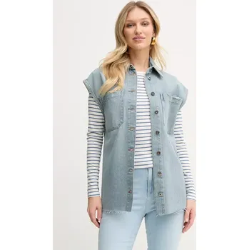 Dámská vesta Džínová vesta Liviana Conti L5SY50 modrá 50J, vel. 42