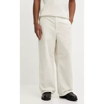 Pánské kalhoty Manšestrové kalhoty A.P.C. pantalon river H COHDW.H08470 béžová 01X, vel. S