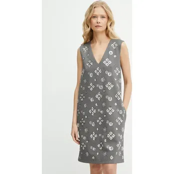 Dámské šaty Šaty Weekend Max Mara šedá barva, mini, 2515621081600 90X, vel. S