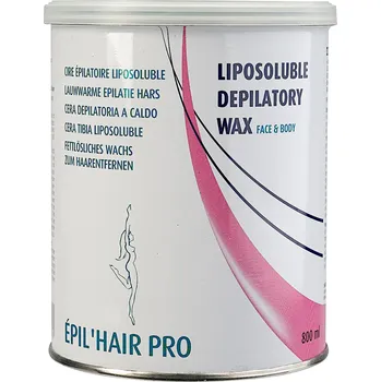 Depilační přírodní vosk Sibel Liposoluble Depilatory Wax - růžový, 800 ml (7410404) + dárek zdarma