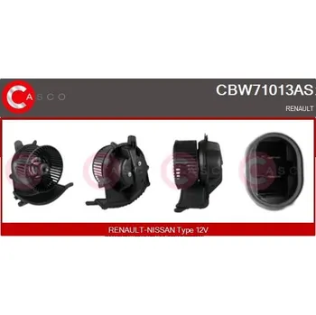 Autobaterie vnitřní ventilátor CASCO CBW71013AS