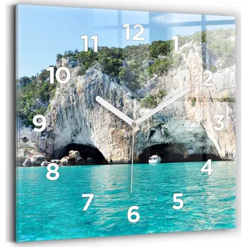 Hodiny Nástěnné hodiny Wallfluent modré 30 cm