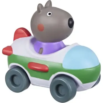 Figurka HASBRO Prasátko Peppa – Dědeček Králík v letadle | Hračka s pohyblivými koly