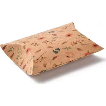 Dárková krabička Dárková krabička pukačka Kytičky luční 8x5,5x2 cm