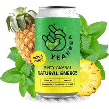 Energetický nápoj Yerba maté minty ananas 0,33l