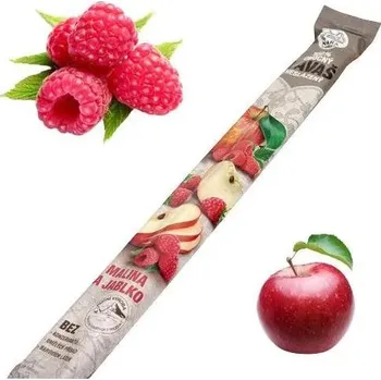 Nara Natur Ovocné trubičky Lavaš 140 g Příchuť: Malina + Jablko neslazený