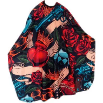 Kadeřnické nůžky Pánská pláštěnka na stříhání vlasů a vousů Ragnar American Old School - kovový háček + dárek zdarma