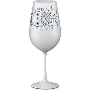 Sklenice Crystalex sklenice Zvěrokruhy Štír bílá 550 ml