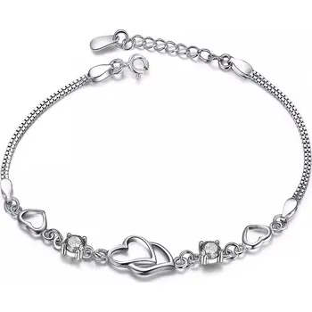 Náramek Dámský stříbrný náramek EMMERETTE Ag 925