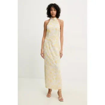 Dámské šaty Šaty Rotate 113674858 žlutá 10X, vel. 40