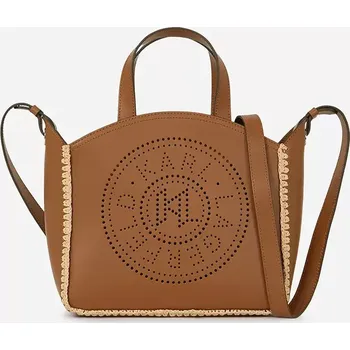 Kabelka Kožená kabelka Karl Lagerfeld A2W30014 hnědá 88X, vel. ONE SIZE