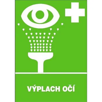 Výplach očí 297x210mm - plast