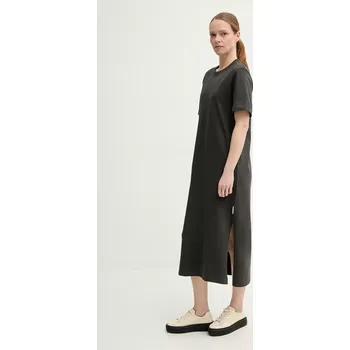 Dámské šaty Bavlněné šaty Marc O'Polo šedá barva, midi, 5000006039 90Y, vel. XS