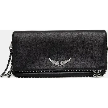 Kabelka Kožená kabelka ZADIG&VOLTAIRE černá barva, LWBA00002 LWBA00002.11 99X, vel. ONE SIZE