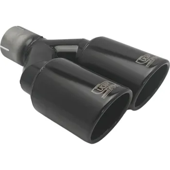Koncovka výfuku ULTER SPORT Koncovka výfuku 2x90 mm černá NBL2-90RS* Průměr vstupu: 55 mm
