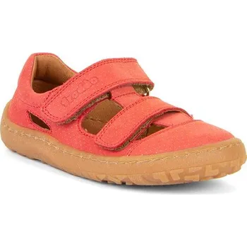 Dívčí sandály Dívčí barefoot sandály SANDAL Coral Froddo G3150266-13 červená - 30