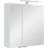 Koupelnový nábytek Zrcadlová skříňka závěsná s LED osvětlením Fabrice W 60 ZS bílá