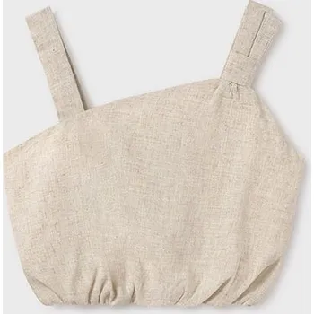 Chlapecké tričko Dívčí top lněné asymetrické triko Mayoral 6043 Rozměr: 140 (10 let)