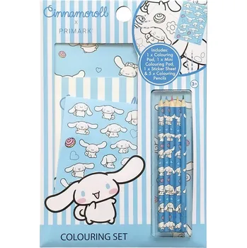omalovánky Sada omalovánek CINNAMOROLL omalovánky samolepky pastelky HELLO KITTY