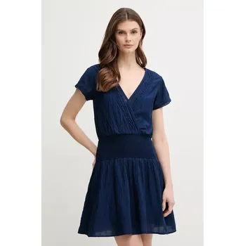 Dámské šaty Šaty Pepe Jeans DEA PL953686 námořnická modř 59X, vel. M
