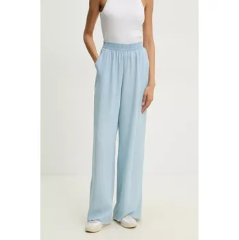 Dámské kalhoty Kalhoty Answear.LAB dámské, modrá barva, široké, high waist MTS14054.hos 55X, vel. S/M