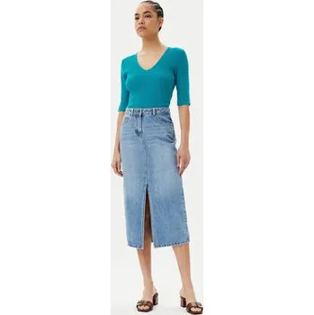 Dámský svetr Morgan Svetr 251-MCHAMPI Zelená Slim Fit L