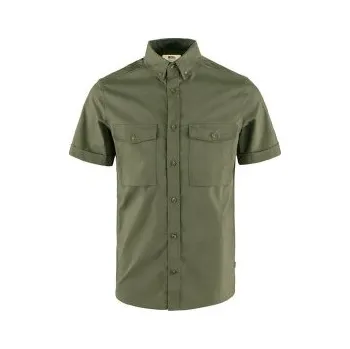 Pánská košile Fjällräven Övik Air Stretch SS Shirt Men Laurel Green zelená M