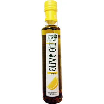 Přisada na vaření a pečení Cretan Mill Extra panenský olivový olej s citronem 250 ml