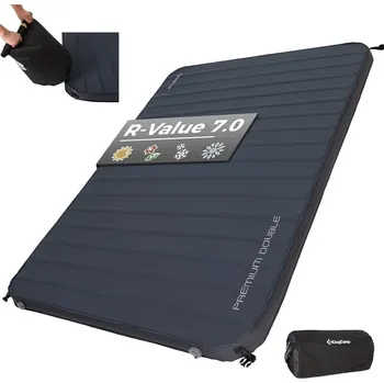 Nafukovací matrace King Camp Samonafukovací matrace KM2442 GLAMIPING 7.5 šedá