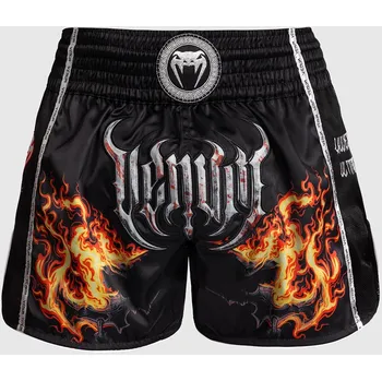 Oblečení pro bojové sporty Muay Thai šortky Venum Gladiator 5.0 - Black/Neon Orange Velikost: XL