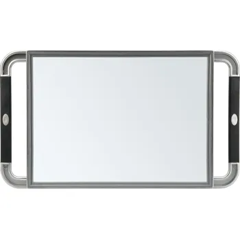 Kosmetika Kosmetické zrcátko se stojánkem Sibel - stříbrné (0130991-32) + dárek zdarma