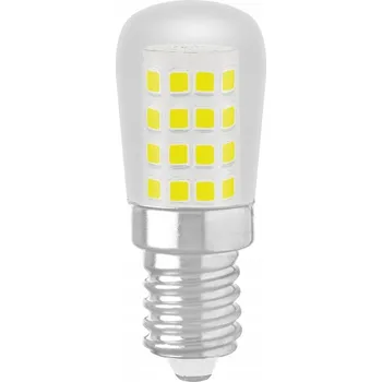 Žárovka LED žárovka do lampičky, SMD LED zdroj UZO LED CLEAR E14 3W studená bílá 65