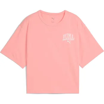 Dámské tričko Dámské Tričko s krátkým rukávem PUMA PUMA CLASS RELAXED CROP TEE 68503018 – Růžová M