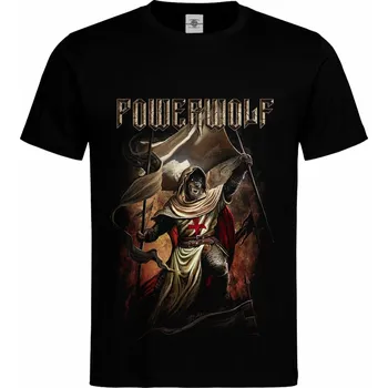 Pánské tričko Tričko Powerwolf | Crusader Druh: Pánské, Barva: Černá, Velikost: XL