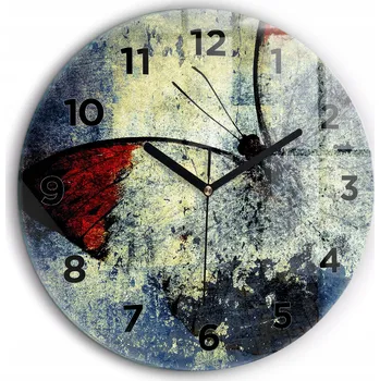 Hodiny Nástěnné hodiny Wallfluent černé 60 cm