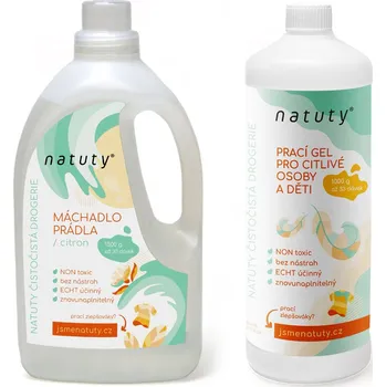 Prací prostředek Natuty Zvýhodněná sada Topky na praní