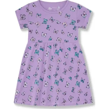 Dívčí šaty Dívčí šaty Wolf S2514 fialové s motýlky