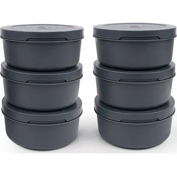 Příprava pizzy 6 misek na pizza těsto Spetina (šedá) ZiiPa