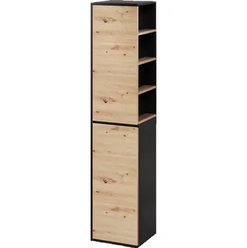 Koupelnový nábytek Szynaka Vysoká skříňka do koupelny MOSSA 70 | levá