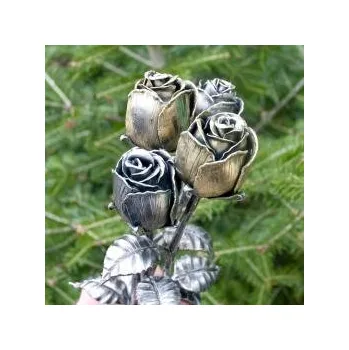 umělá květina Kovaná růže R2