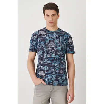 Pánské tričko Bavlněné tričko Medicine pánské, tmavomodrá barva RS25.TSM708 59A, vel. S