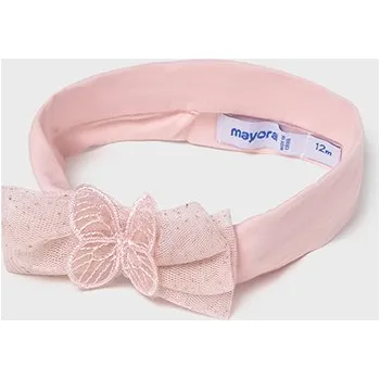 Čelenka Mayoral slavnostní čelenka 10887 barva: růžová, Rozměr: 24 měsíců, 92 cm