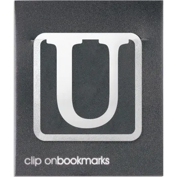 Doplněk ke knize Kovová záložka do knihy Písmeno U - Organizér MEGA